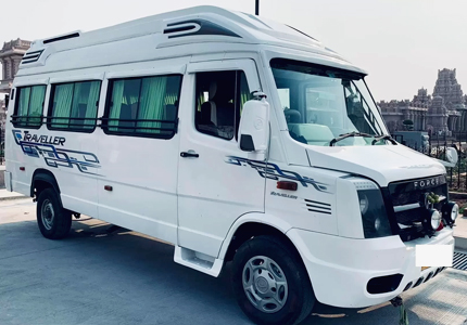 12 Seater Tempo Traveller Rentals